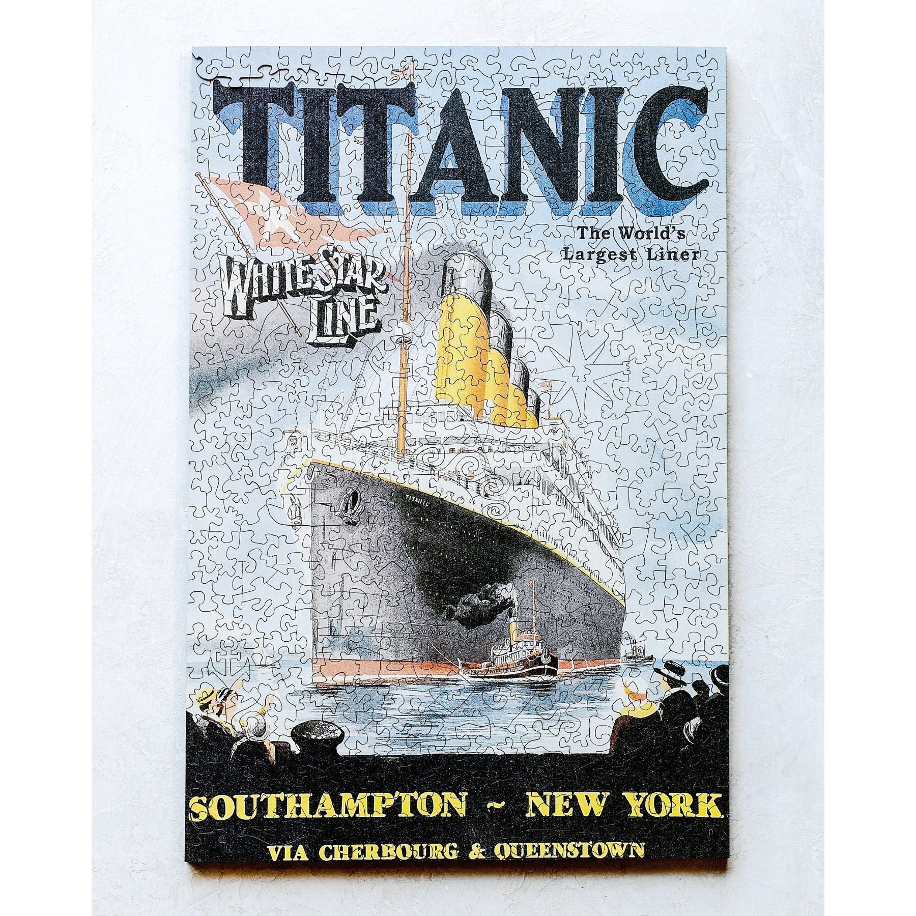 Titanic Vintage Wooden Jigsaw Puzzle - Pacific Puzzle Co