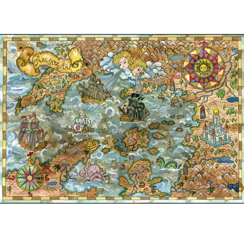 Dread Pirate Abbie Treasure Map